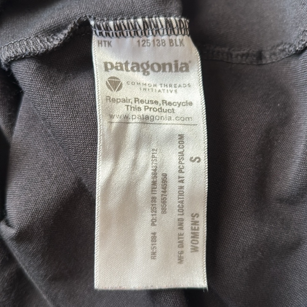 Patagnoia Vitaliti A-Line Skirt Cotton Black Casual Women Small Outdoors Hiking - Picture 7 of 7